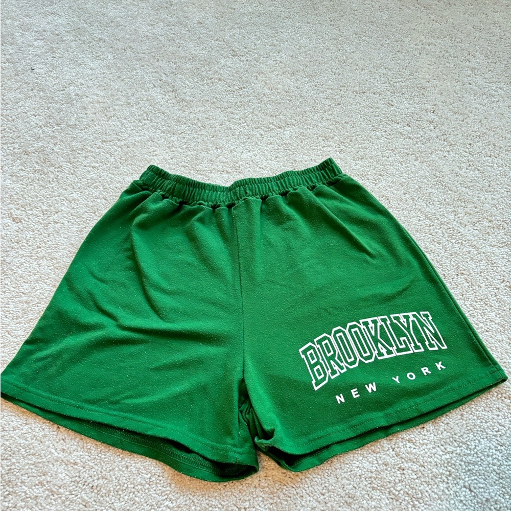 Green shorts